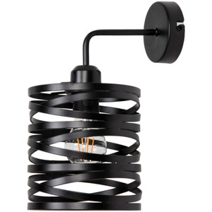 Wall Lamp GoodHome Gabon 1 x E27, matt black