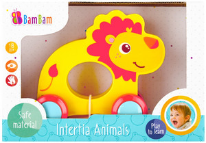 Bam Bam Pull Along Toy Lion 18m+