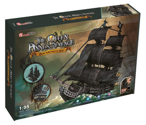 Cubicfun 3D Puzzle The Queen Anne's Revenge Blackbeard's Ship 3+