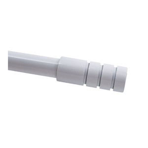 Curtain Pole Finial Techno 19 mm, white