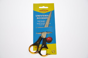 Titanum Metal Universal Scissors 16cm, amber