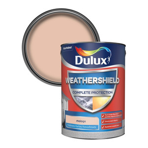Dulux Exterior Paint Weathershield All Weather Protection Smooth Masonry Paint 5l malaga