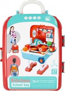 Kitchen School Bag with Accessories 3in1 3+