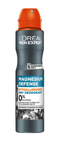 L'Oreal Men Expert Deodorant Spray Hypoallergenic Magnesium Defence 150ml