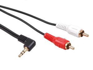 Maclean Cable Mini 3.5mm mini jack 2RCA 15m black MCTV-828