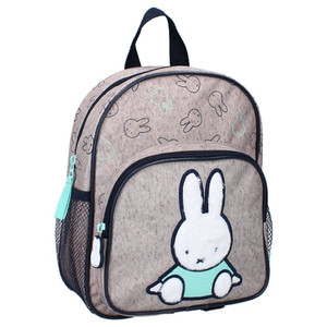 Pret Preschool Backpack Miffy Sweet and Furry, grey