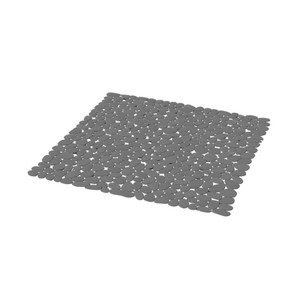 GoodHome Shower Mat Koros 55 x 55 cm, anthracite