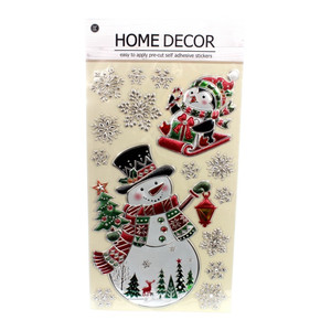 Christmas Wall Stickers 3D, 1 set, assorted