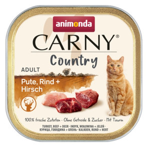 Animonda Carny Country Adult Turkey, Beef & Deer Cat Food 100g