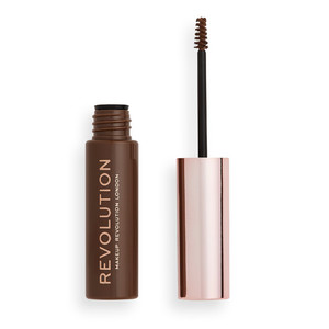 Makeup Revolution Brow Gel Medium Brown 6ml