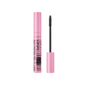 CLARESA Thickening Mascara with False Eyelashes Effect No More Falsies 01 deep black 10g