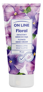 ON LINE Floral Hand Cream Violet & Lotus 75ml