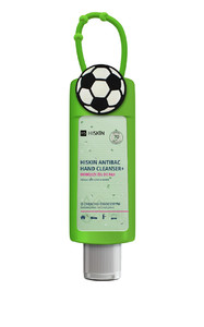 HISKIN Antibac Hand Cleanser+ Antibio Hand Hel Fruits - Football (Bottle 75ml+Packaging)