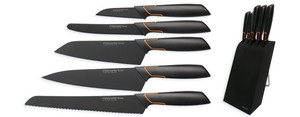 Fiskars Edge Knife Block with 5 Knives 1003099