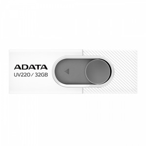 Adata Flash Drive UV220 32GB USB2.0 White-Gray