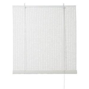 Corded Bamboo Roller Blind Colours Java 60x180cm, white