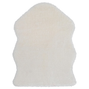 TOFTLUND Rug, white, 55x85 cm