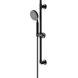 GoodHome Shower Set Selenga, matt black