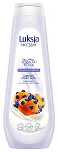 Luksja Creamy & Soft Creamy Bath Foam Yummy Blueberry Muffin 93% Natural Vegan 900ml