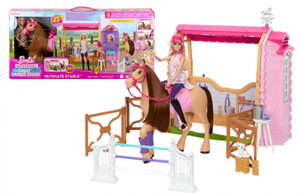 Barbie Mysteries: The Great Horse Chase Stable Playset With Doll HXJ44 3+