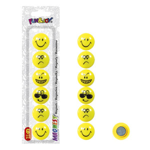 Magnets Emoji 29mm 6pcs