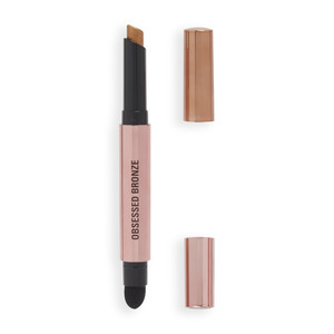 Makeup Revolution Lustre Wand Eyeshadow Stick Obsessed Bronze Vegan