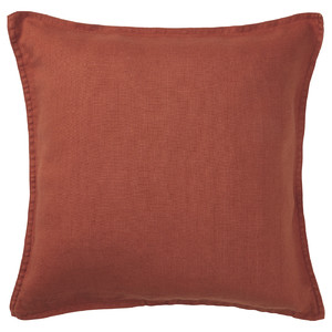 DYTÅG Cushion cover, red-brown, 50x50 cm