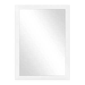 Mirror 50x70 cm, matt white frame