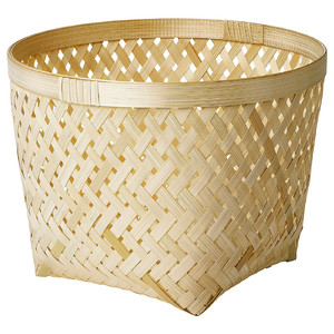 SALUDING Basket, handmade bamboo, 30 cm