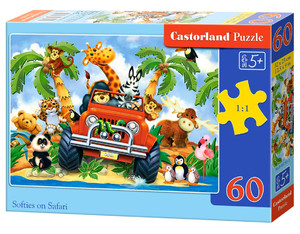 Castorland Children's Puzzle Softies on Safari 60pcs 5+