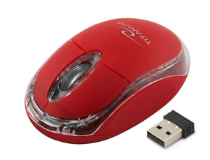 Esperanza Wireless Optical Mouse CONDOR, 3D, 2.4GHz, TM120R, red