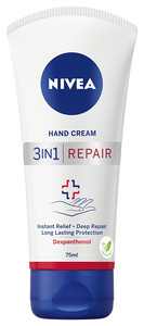 Nivea Hand Cream 3in1 Repair Care Vegan 75ml