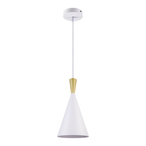GoodHome Pendant Lamp Arraqis E27 19cm, white