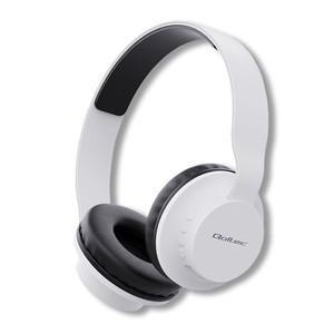 Qoltec Wireless Headset Headphones with Microphone BT 5.0 JL, white