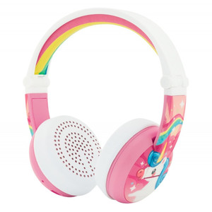 BuddyPhones Headphones Bluetooth Wave Unicorn, pink
