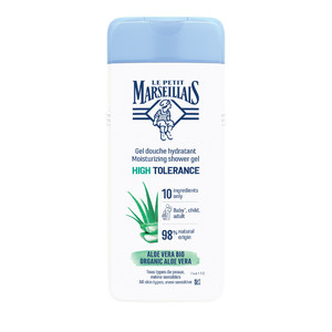 Le Petit Marseillas Moisturizing Shower Gel Organic Aloe Vera 98% Natural 400ml
