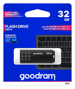 Goodram Flash Drive UME3 32GB USB 3.0, black