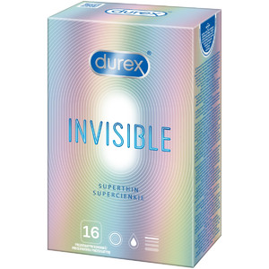 Durex Condoms Invisible Extra Thin 16pcs