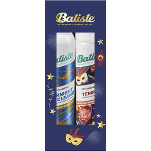 BATISTE Gift Set - Dry Shampoo Tempt 200ml + Overnight Light Cleanse 200ml