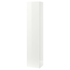 GODMORGON High cabinet, high gloss white, 40x32x192 cm