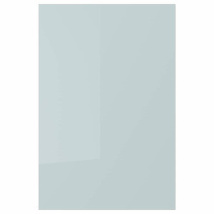 KALLARP Door, high-gloss light grey-blue, 40x60 cm