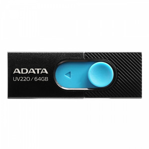 Adata USB Flash Drive UV220 64GB USB2.0 Black Blue