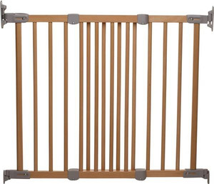 BabyDan Safety Gate FlexiFit Wood 69 - 106.5 cm, beech