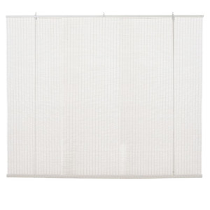 Corded Bamboo Roller Blind Colours Java 180x180cm, white