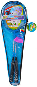 Badminton World Set with 2 Shuttlecocks, random colours, 14+