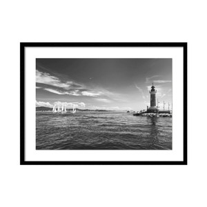 Picture Lighthouse and Sailboats 50x70cm