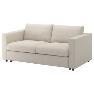 VIMLE 2-seat sofa-bed, Gunnared beige