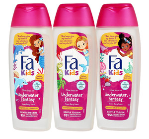 Fa Kids Shower Gel & Shampoo Underwater Fantasy 400ml, 1pc, assorted