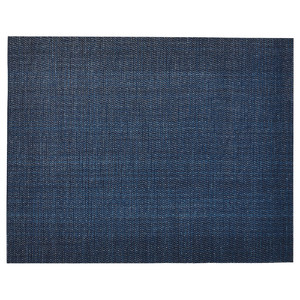 FLYGFISK Place mat, dark blue, 38x30 cm