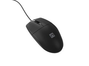 NATEC Wired Mouse Ruff Plus 1200 DPI 1.8m, black